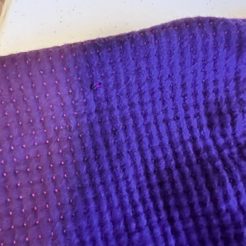 Nike Women's Purple Crop Oversized Sweatshirt XS - Picture 6 of 10
